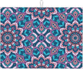 Boho Blue Purple Floral Pattern Dish Drying Mat 18x24 For Kitchen Counter Absorbent Microfiber Dishes Pad Dish Drainer Rack Mats Fast Dry Kitchen Accessories