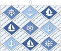 Vintage Nautical Sailboat Anchor Dish Drying Mat 18x24 For Kitchen Counter Absorbent Microfiber Dishes Pad Dish Drainer Rack Mats Fast Dry Kitchen Accessories