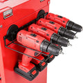 joaoxoko Heavy Duty Magnetic Power Tool Organizer,Drill Holder Wall Mount,50 lb Garage Storage Utility Storage Thickened Drill Rack for Dewalt Milwaukee Ryobi Cordless Tool