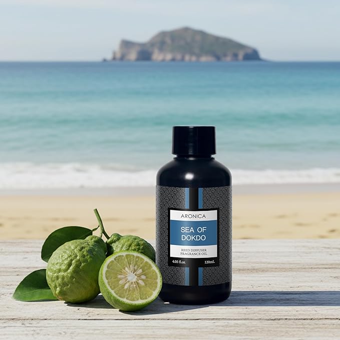 Aronica Diffuser Refill 120ml_Sea of Dokdo_Ocean Diffuser Fragrance, Beach House Scent