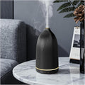 SALKING Essential Oil Diffuser, 100ml Aromatherapy Diffusers with Adjustable Mist Mode Timer Setting, Ultrasonic Diffusers for Essential Oils, 8 LED Colors, for Office Home (Black)