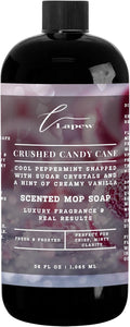 Lapew Crushed Candy Cane Scented Mop Soap Concentrate 36 oz | Premium Fragranced Floor Cleaner | Streak-Free | Hard Floor Cleaning Solution | Eco Friendly | Made in USA