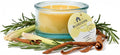Bluecorn Beeswax 3-Wick Candle, 100% Pure Bees Wax, Lemongrass Cassia & Rosemary Essential Oil Candle Wax, Clean Burning, Long Lasting, Gifts for Women & Men, American Made, 10 Oz