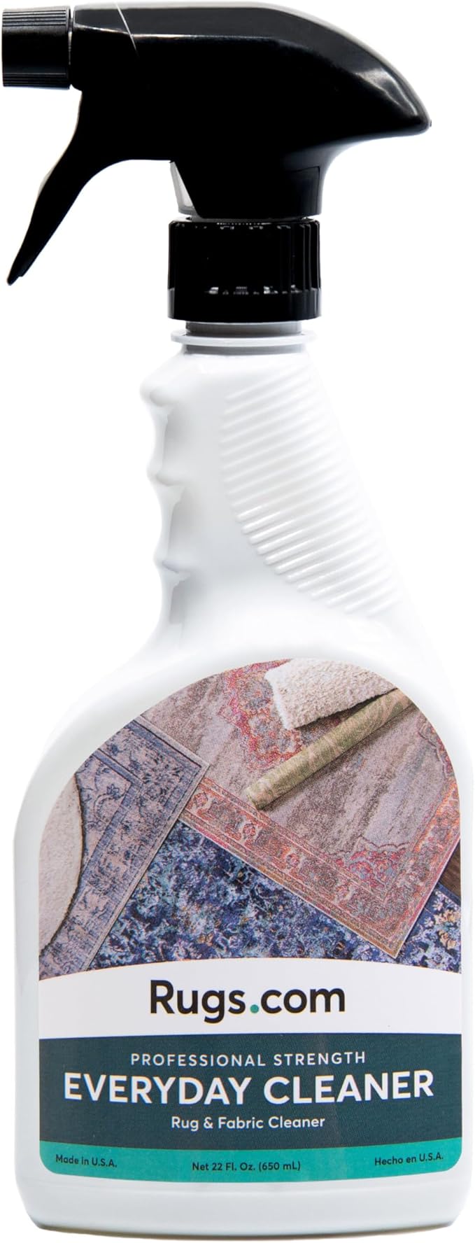 Rugs.com Everyday Rug & Fabric Cleaner (22oz) - Stain Remover for Rugs, Carpet, Upholstery, and More