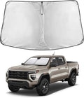 EcoNour Windshield Sun Shade for GMC Canyon 2023–2025 | Front Window Sunshade | Foldable Car Sun Protector | Blocks UV Rays & Keeps Interior Cooler