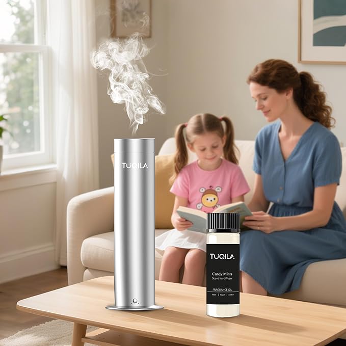 Waterless Essential Oil 20ml, Black Tea Scent with Bergamot, Jasmine, Lily of The Valley& Oak Moss, Fragrance Oil for Waterless Diffusers, Home Hotel, Office and car Aroma Scent Oil