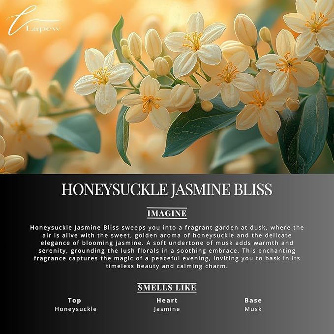 Lapew Honeysuckle Jasmine Bliss Scented Mop Soap Concentrate 36 oz | Premium Fragranced Floor Cleaner | Streak-Free | Hard Floor Cleaning Solution | Eco Friendly | Made in USA