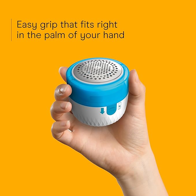 Conair Fabric Shaver, Lint Shaver for Clothing and Furniture Removes Lint, Fuzz, and Pilling, Fabric Pilling Remover with Extra-Large 2.25" Shaving Surface and 3 Stainless Steel Blades