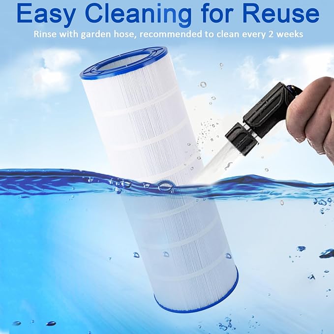 PAP200 Pool Filter Cartridge Compatible with CC200, Unicel C-9419, Clean & Clear 200, R173217, Filbur FC-0688, 59054400, Aladdin 29902, 200 sq.ft Filter Cartridge, 1 Pack