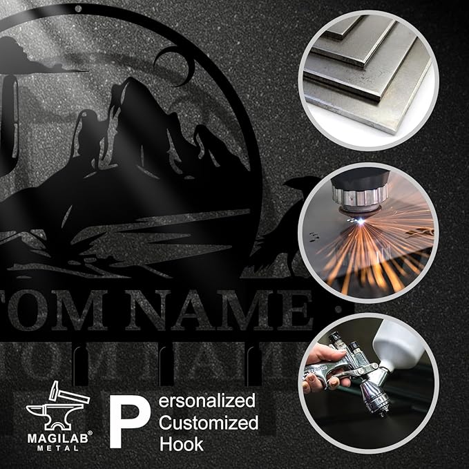 Personalized Custom Name Cactus Wall Keys Hooks,Metal Cactus Art Clothes Hooks,Metal Cactus Lover Wall Home Storage Decorative,For Front Door, Hallway, Kitchen, Bedroom,Keys,Hats (Style G)