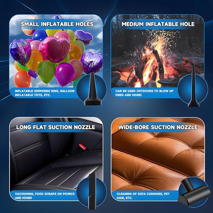 HAONINYUE Car Vacuum Cleaner Portable Cordless, Handheld Vacuum Cleaner, 21000PA 120W 4000mAh High Power Suction and Blower with Filter for Car, Office, Home, Pets