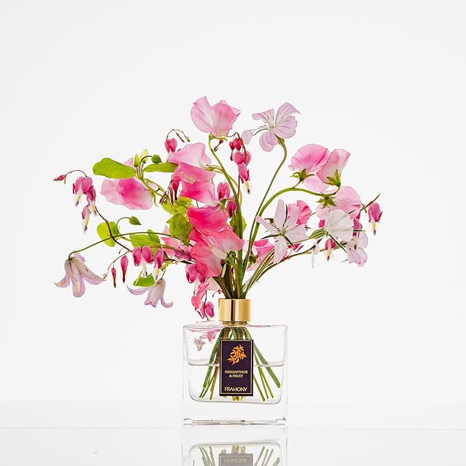 Osmanthus & Fruit Reed Diffuser - Golden Hour Luxury Hotel Scent, Sun-Drenched Apricot & Peony Floral, Exotic Boutique Home Fragrance, 6.4 fl oz(Osmanthus & Fruit)