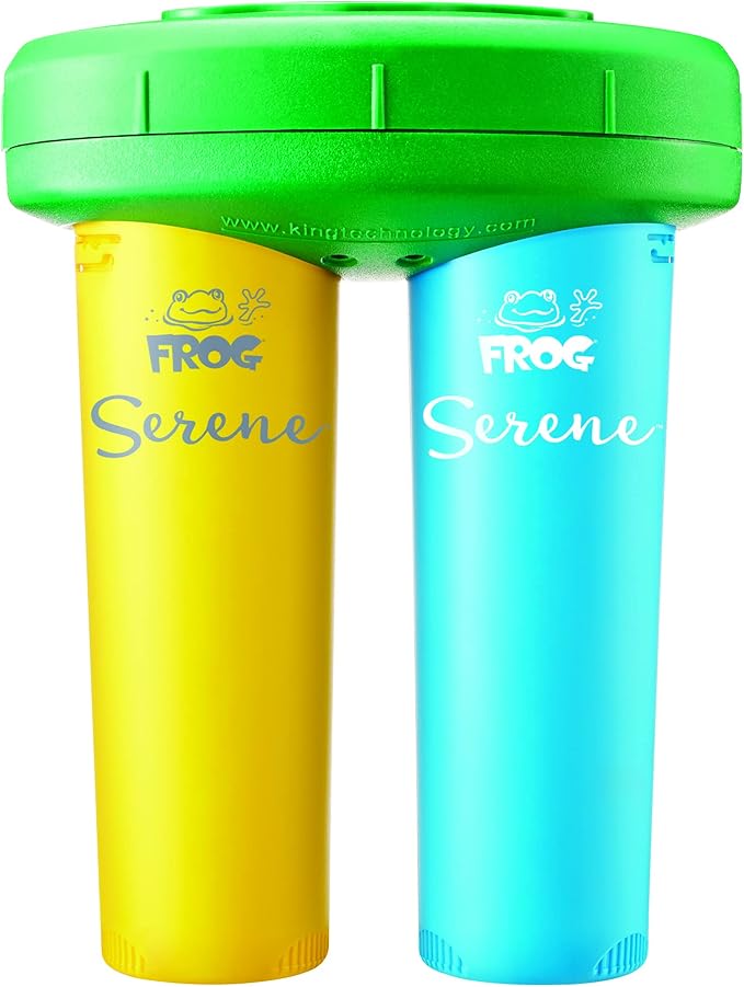 FROG Serene Replacement Bromine Cartridges for use with Hot Tub FROG Serene Floating Sanitizing System - Prefilled for Quick & Easy Hot Tub Maintenance - 6 Pack