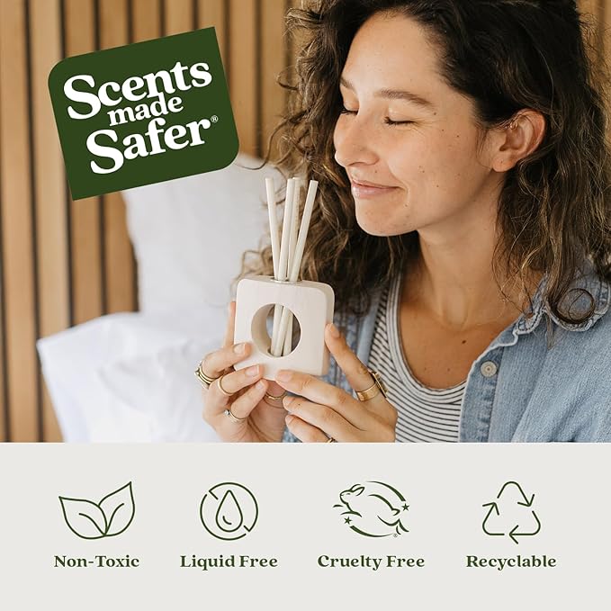 Enviroscent Non-Toxic Air Freshener Scent Stix™ Refills - Compatible with Enviroscent Scent Stix™ Liquid-Free Diffuser Kit - Fragrance Lasts Up to 60 Days - Lavender Tea & Honey (Pack of 2)