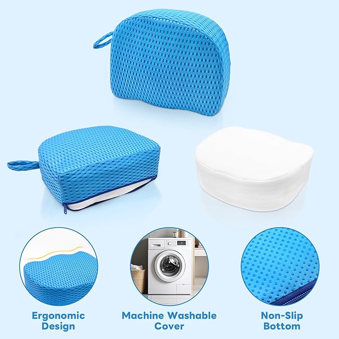 Hot Tub Booster Seat, Weighted SPA Hot Tub Booster Seat for Adults, 3D Air Mesh Hot Tub Seat Accessory, Non-Slip Micro Dot Bottom, Indoor or Outdoor Quick Dry Hot Tub Cushion