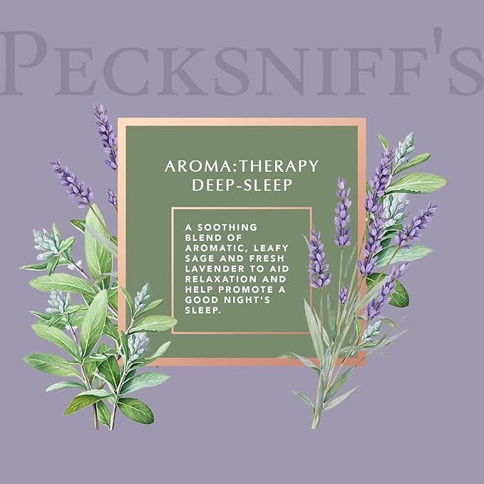 Pecksniff's Aroma:Therapy Deep-Sleep Bath Soak Decanter | 500ml/16.9 Fl Oz