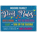 Custom Pool Sign, Pool Rules Have A Drink For Pool Décor Sign, 10x14 Inches, Rust Free .040 Aluminum, Fade Resistant, Made in USA by Sigo Signs