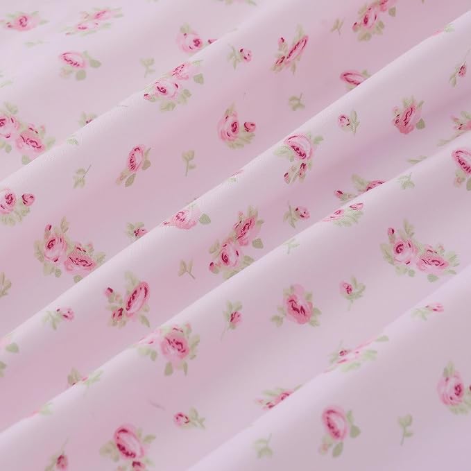 Modern Threads Silky Soft Microfiber and Wrinkle Free Sheets - Luxurious Microfiber Bed Sheets Includes Flat Sheet, Fitted Sheet with Deep Pockets, & Pillowcases Blush, Twin