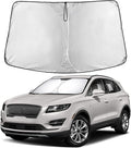 EcoNour Windshield Sunshade for Lincoln MKC 2015–2019 | Custom Fit Front Window Sun Shade | Blocks Harmful UV Rays & Reduces Heat | Foldable Sun Visor with Storage Pouch