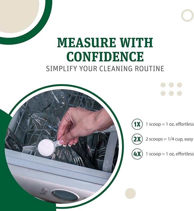 Grab Green Borax Natural Laundry Detergent Booster and Household Multipurpose Cleaning Powder, 4 lbs, Superior Cleaning Power, Plant and Mineral Based