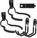 3-H Weed Eater Hanger 2 Pack,2 Large Garage Wall Hooks,1 Extension Strap,Utility Weedeater Rack,Tool Hangers for Organizing and Hanging Weed Wacker,Leaf Blower,String Trimmer,Power Tool in Garden