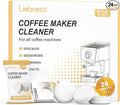 Liebnest 24 Count Coffee Maker Cleaner & Descaler Tablets, Effective Cleaning Coffee Pot Cleaner Tablets, Compatible with Nespresso, Breville, Keurig, Ninja, Delonghi, Miele