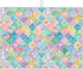 Absorbent Dish Drying Mat For Kitchen Counter, Rainbow Morocco Microfiber Dish Drying Pad 18x24 Inch, Kitchen Gadgets For Easy Clean Multi-Use