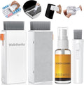 Keyboard Cleaner Laptop Cleaning Kit, All in One Keyboard Cleaning Kit with Car Screen Cleaner Spray, Retractable Detailing Brush for Phone iPhone Computer PC MacBook Airpod Camera Lens Elecitroncs