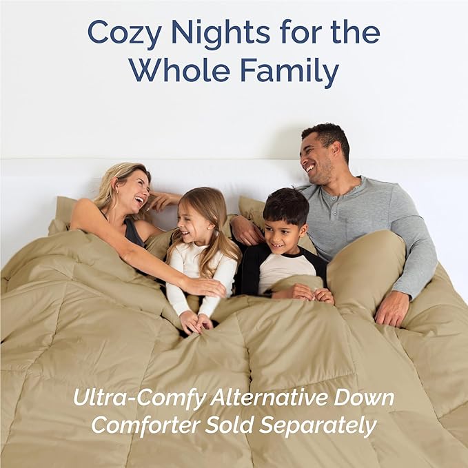 Full 6 Piece Sheet Set - Comfy Breathable & Cooling - Ultra Soft Hotel Luxury Bedding Set with 8-16 Inch Deep Pockets - 1 Flat & 1 Fitted Sheet & 4 Pillowcases - Cozy, Wrinkle Free & Easy Care - Beige