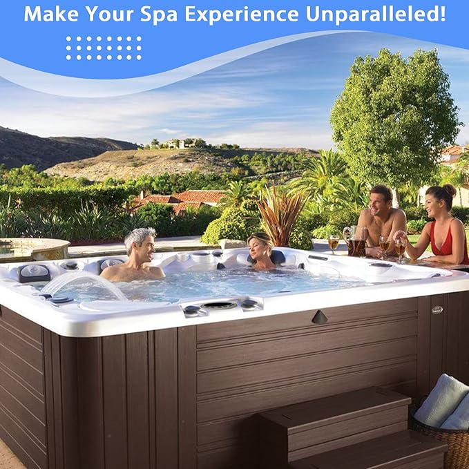 Hot Tub Mineral Sanitizer for Hot Tubs Filter, Spas Filter, Cleans and Clarifies Last for 4 Months Treats，1 Pack
