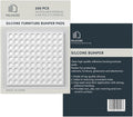 Palmore Cabinet Door Bumpers 200PCS –- Clear 3M Adhesive Silicone Pads (100 Spherical + 100 Cylindrical), Soft Close Sound Dampening Bumpers, 8mm x 3mm, for Cabinets, Drawers, Furniture & Glass