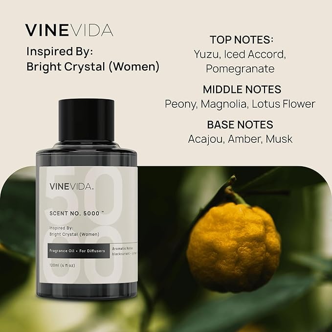 VINEVIDA Ladies Collection (Pack of 4) - Diffuser Fragrance Oil Set - Cold Air Diffuser Oil | Luxury Essential Oils for Diffuser