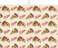 Cute Pizza Food Microfiber Dish Drying Mat for Kitchen Counter 18"x24" Funny Dishes Pad Dish Drainer Rack Mats Washable Absorbent Fast Dry