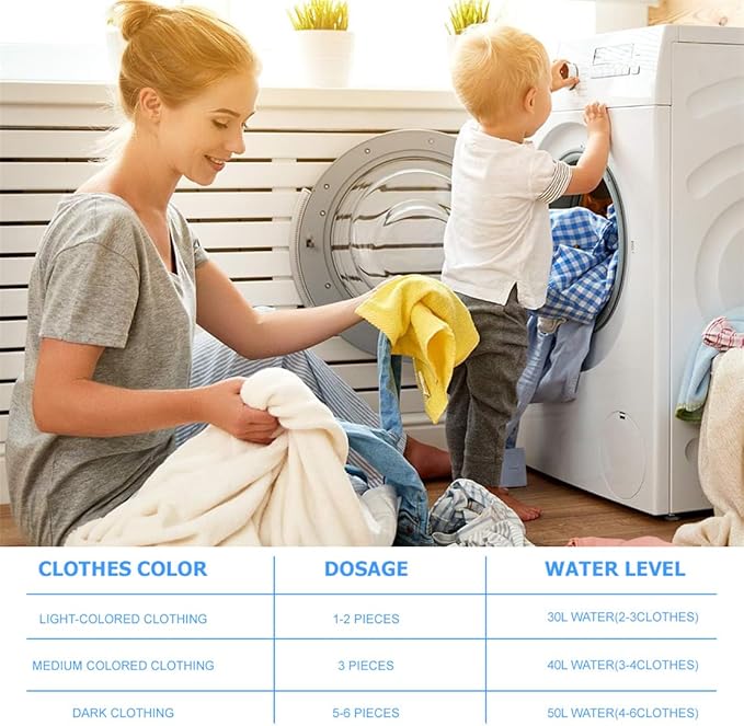 Color Absorber Color Catcher Sheet for Laundry 50 Count Dye Grabber Sheets for Washing Mixed Cloth Home Use