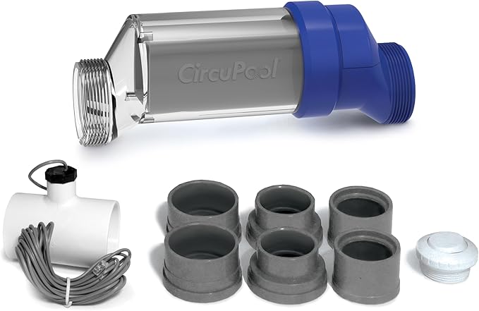 CircuPool RJ30+ Complete Salt Water Chlorination System for Swimming Pools | Titanium Cell & 7 Year Manufacturer Warranty | No DIY Install Penalty.