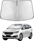EcoNour Windshield Sunshade for Kia Carnival 2015–2021 | Custom Fit Front Window Sun Shade | Blocks Harmful UV Rays & Reduces Heat | Foldable Sun Visor with Storage Pouch