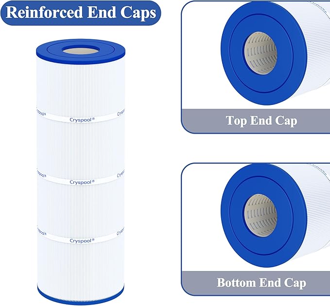 Cryspool® 07065 Filter Compatible with CX500-RE, C500, PA50, Ultral-A11, PP-A11, C-7656, FC-1240, 50 Sq. Ft Pool Filter Cartridge, 1 Pack