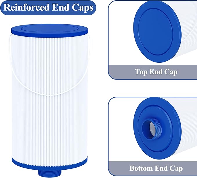 Cryspool® 2402 Filter Compatible with Watkins 303279(not 303263), FC-2402, Free Flow and Lifesmart Hot Tub Filter, 1 1/2" Finer Thread Spa Filter Cartridge, 2 Pack