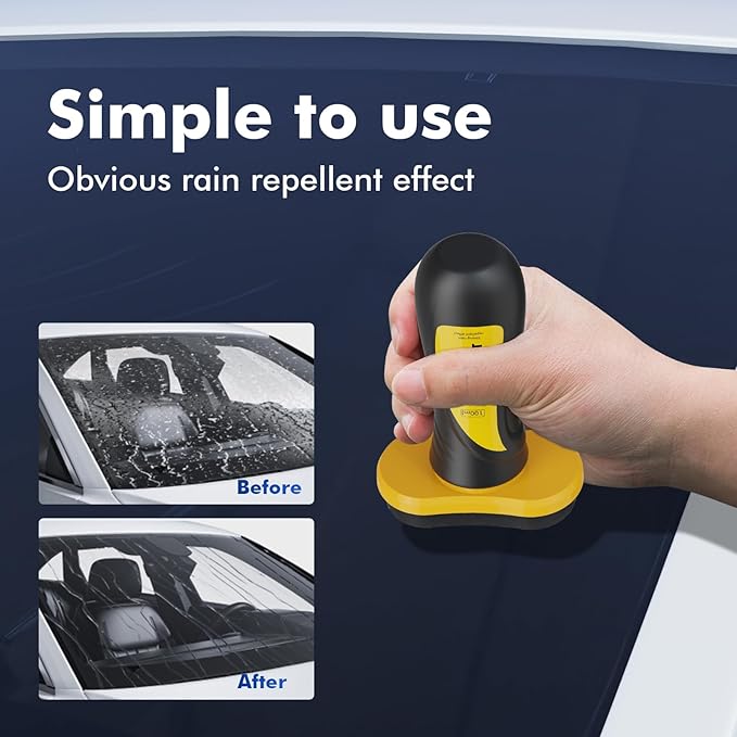 XTryfun Windshield Rain Repellent - Durable Hydrophobic Coating for Car Windows, Glass & Mirrors, Waterproof Treatment