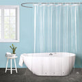 EurCross Clear Shower Curtain Liner 94 inches Long with 5 Magnet Weights and Hooks, Waterproof Premium 9G PEVA Extra Long Plastic Shower Curtain Liner 72x94 inch