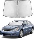 EcoNour Windshield Sun Shade for Nissan Altima 2007–2012 | Front Window Sunshade | Foldable Car Sun Protector | Blocks UV Rays & Keeps Interior Cooler