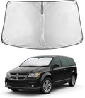 Econour Windshield Sun Shade for Dodge Caravan 2008–2017 2018 2019 2020 Sun Visor for Front Windshield & Window Sunshade Cover, UV Heat Blocker & Protector, Car Accessories