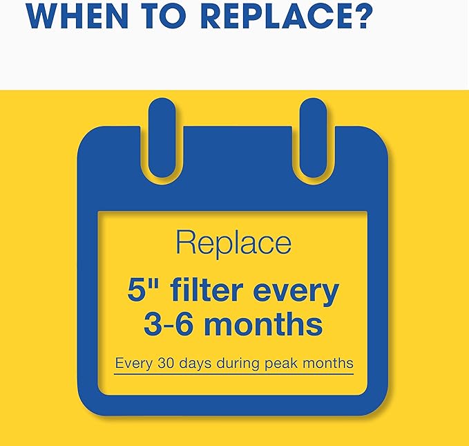 Aerostar 16x25x5 MERV 13-2 Count - Pleated Furnace & Air Conditioner Filters - Removes Bacteria, Dust, Cold & Flu Germs, Lint, Mold, Pet Dander, Allergy-Causing Pollen, Smog, Smoke & Viruses