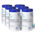 happimess WPE1001A-6SET Heavy Duty Cleaning Wipes, Multi-Purpose Multi-Surface Household Wipes, Extra Strong Cleaner for Kitchen, Bathroom, and Pet Messes, Unscented, 75 Count, Pack of 6