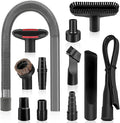 12-Piece 1 1/4 Inch (32mm) Vacuum Attachments Cleaning Kit With Dryer Lint Vac Attachment/Round Vacuum Brush/Flexible Crevice Tool