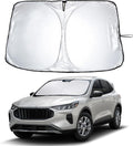 EcoNour Windshield Sun Shade Compatible for Ford Escape 2020–2026 | Custom Fit SUV Front Window Sunshade | Foldable UV & Heat Reflective Sun Visor