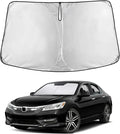 EcoNour Windshield Sunshade for Honda Accord 2013–2015 2016 2017 Sun Visor for Front Windshield & Window Sunshade Cover, UV Heat Blocker & Protector, Car Accessories