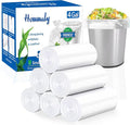 4 gallon trash can liners,Small clear Garbage Bags,Extra Strong 4 Gal Trash Bag,Fit 12 liters trash Bin Liners for Home Office Kitchen,300(Clear)