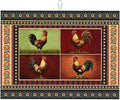 Retro Chicken Dish Drying Mat 18x24 For Kitchen Counter Absorbent Microfiber Dishes Pad Dish Drainer Rack Mats Fast Dry Kitchen Accessories