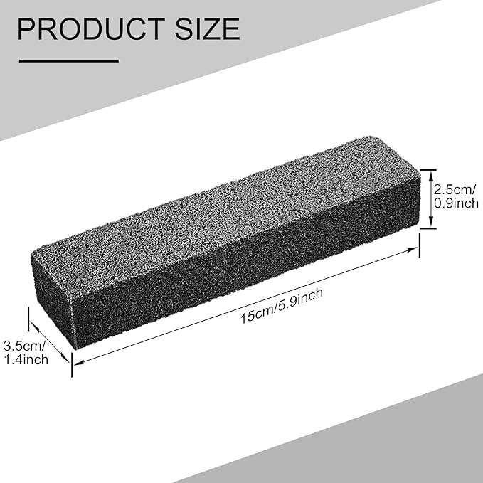 Norme 30 Pack Pumice Stones for Toilet Bowl Cleaning Scouring Pad Pumice Stick Cleaner for Cleaning Toilets, Bathtubs, Grills, Kitchen, Swimming Pools, Sinks, 5.9 x 1.4 x 0.9 Inch(Black)